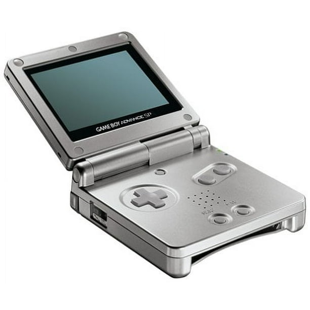 Restored Nintendo Game Boy Advance SP (Platinum Silver) GBA Video Game  Console Charger (Refurbished) 