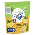 thumbnail image 5 of Crystal Light Drink Mix, 16 Pitcher Packets, for Flavorful Hydration and Shareable Refreshment, Naturally Flavored Lemon Iced Tea with other natural flavor, Made with Black Tea, 4.26 oz, 5 of 10