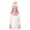 Pink, variant on Linfrsh Kids Winter Beanie Gloves Scarf Set,Girls Toddler Winter Hat With Pom Neck Warmer Gaiter Mittens Fleece Lined Set