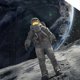thumbnail image 3 of Fotbe Astronaut Standing In The Moon Gorro Clásico de Béisbol, Gorra Ajustable con Broche Snapback, Gorro de Exterior de Algodón Suave, 3 of 6