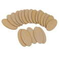 thumbnail image 4 of Découpe Elliptique en Bois Naturel Non Fini 80 Pcs, 4 of 8