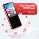 thumbnail image 2 of Reproductor MP3 AGPTEK M3 64GB Bluetooth con pantalla de 2.4 pulgadas, 2 of 9
