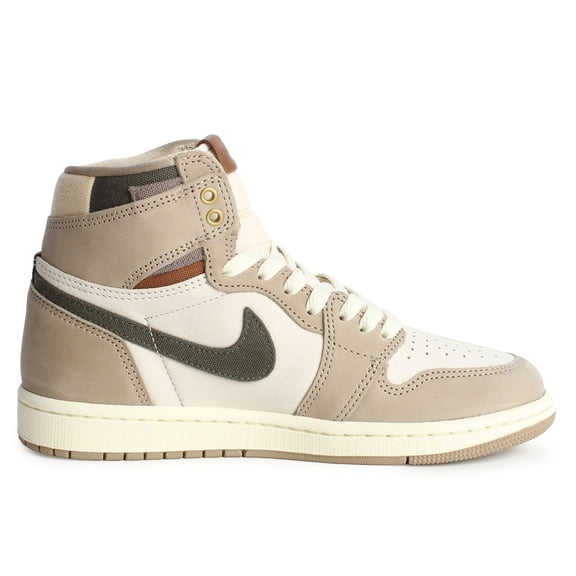 Women's Jordan 1 Retro HI OG Khaki/Multi-Color-Sail (FD2596 201) - 11