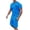 Light Blue, variant on Mens T Shirts & Shorts Set 2 Pieces Tracksuit Summer Outfits Suit Activewear Sweatsuits Casual Short Red M