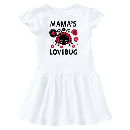 

Inktastic Valentine s Day Mama s Lovebug Gift Toddler Girl Dress