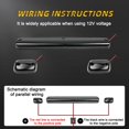 thumbnail image 5 of 3PCS LED pickup truck roof lights 2007-2013 for Chevrolet Smoky Amber 3500HD, 5 of 10