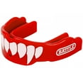 thumbnail image 3 of Battle Sports Adult Fang Mouthguard 2-Pack with Straps -Red/White, 3 of 4
