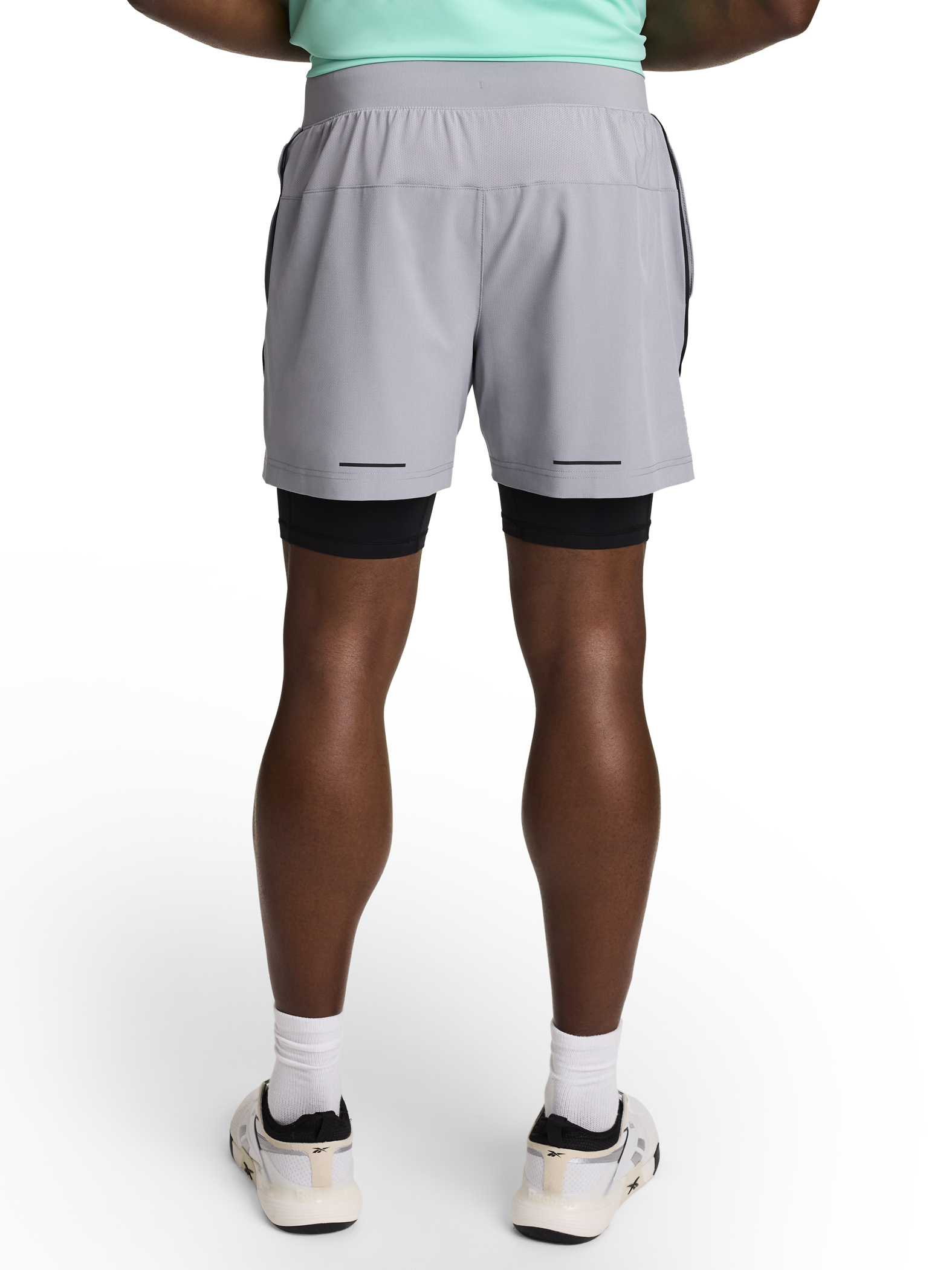Reebok Men's and Big Men's Strength 2-IN-1 Woven Short 6" Inseam, Sizes S-3XL