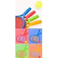 thumbnail image 3 of Raqueta de tenis de plástico para niños CHEPIHG juguete interactivo para playa rojo, 3 of 5