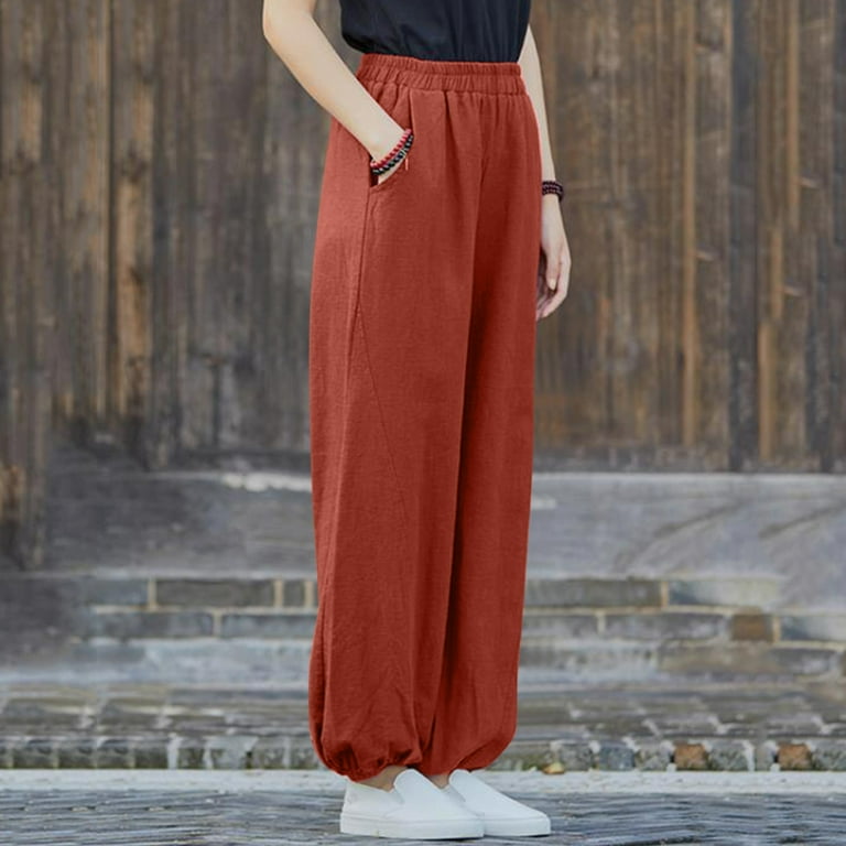 Xysaqa Plus Size Clothes for Women, Womens High Waisted Wide