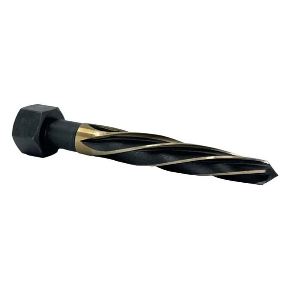 11/16 Hex Shank Bridge/Construction Reamer Black & Gold Finish