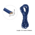 thumbnail image 2 of Flat Leather Cord, 5.5 Yard 3mm Leather String Strips for DIY Crafts, Sapphire, 2 of 6