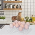 thumbnail image 1 of Egg Tray, 2 Pieces 12 Slots Egg Holder Light Portable  For Kitchen, 1 of 8