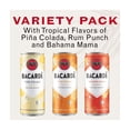 thumbnail image 2 of BACARDI Rum Ready to Drink Summer Cocktail Variety Pack, Gluten Free - 355 mL Slim Cans, Pack of 6, 2 of 6