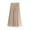 Beige, variant on Women's Fashion Casual Solid Color High Waist Ruffle Splicing Mesh Half-body Skirt, Flowy Design for Casual Wear, Lightweight and Comfortable,Beige,Size One Size