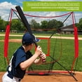 thumbnail image 1 of LJNYFDC Cible de Zone à Frapper Filet de Baseball Cible de Zone à Frapper Réglable Installation Simple Softball Baseball Cible de Lancer Équipement d'Entraînement d'Entraînement, 1 of 7
