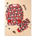 thumbnail image 5 of DuAnyozu Christmas Family Pajamas Matching Sets Christmas Sleepwear Pjs Outfit for Family Christmas Holiday, 5 of 7