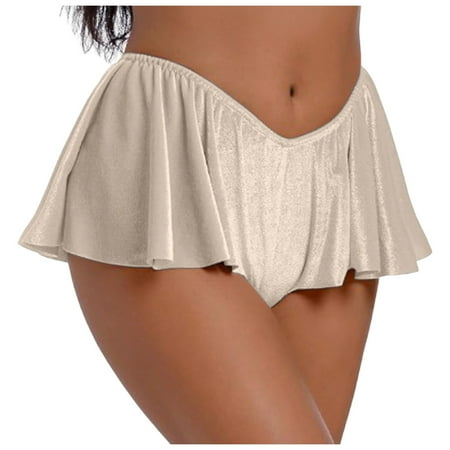 Mnyotv Women Shorts for Summer Women Velvet Shorts Mid Rise Yoga Running Short Pants Hot Rave Booty Shorts Mini Pants Dance Bottoms White L
