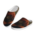 thumbnail image 2 of Fotbe Jungle Meditating Panda Pattern Women's Fuzzy Curly Fur Memory Foam Loafer Slippers Indoor Outdoor Slippers Winter Home Shoes-35/36, 2 of 7