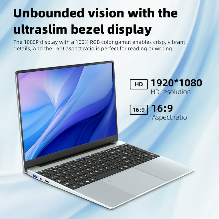 KeeUiU 15.6in Notebook PC, 24GB DDR4, 512GB SSD, Windows 11