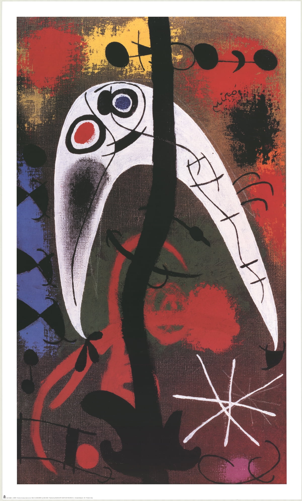 JOAN MIRO Femme et Oiseau dans la nuit 39.5 JOAN MIRO Femme et Oiseau dans la nuit 39.5