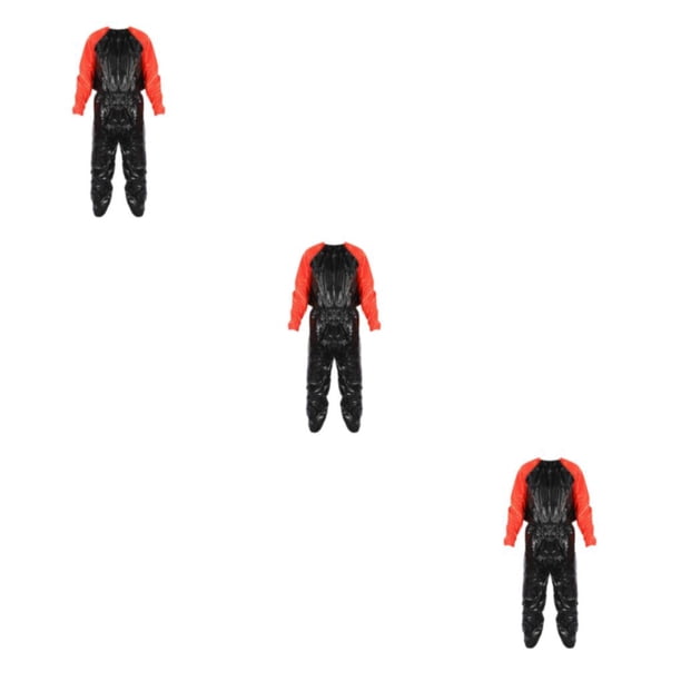 Soidarity Fitness Sauna Suit Ejercicio Gym Home Sweat Suit Sudadera con capucha Pantalones Rojo XXL Type1 NO1