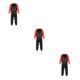 thumbnail image 1 of Soidarity Fitness Sauna Suit Ejercicio Gym Home Sweat Suit Sudadera con capucha Pantalones Rojo XXL Type1 NO1, 1 of 6