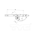 thumbnail image 4 of TYC 660546 Power Window Motor and Regulator Assembly For 02-06 Jeep Liberty, 4 of 4