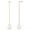 Yellow Gold, variant on Cate & Chloe Aspen 18k White Gold Plated Shell Pearl Dangle Earrings for Women, Gift for Her