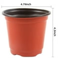 thumbnail image 7 of 50PCS Plastic Plant Nursery Pots,Flower Seedling Starter Pots,Plant Potting Pots Containers with Drainage Holes,Outdoor Plant Pots,for Seedlings Transplanting Small Plants Growing 5Inch, 7 of 7
