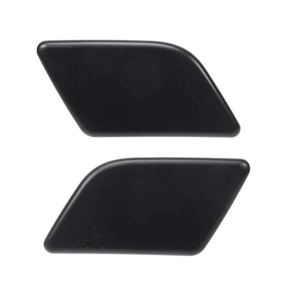 Front Left Right Side Bumper Headlight Washer Nozzle Cover Cap for BMW X1 2013-2015 Bumper Trim Nozzle Cover No.51117347666 Unpainted Plastic