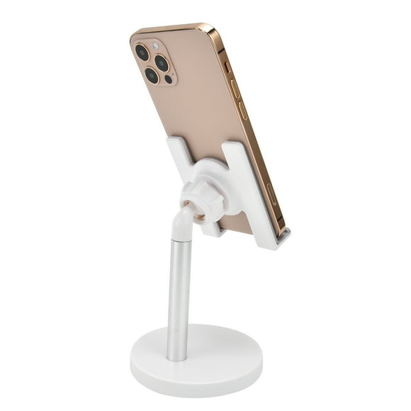 Soporte Para Teléfono Celular, Ajustable, Antideslizante, Ergonómico, Fácil De Usar, Soporte De Escritorio Plateado Para El Hogar, La Oficina, Para Transmisión En Vivo