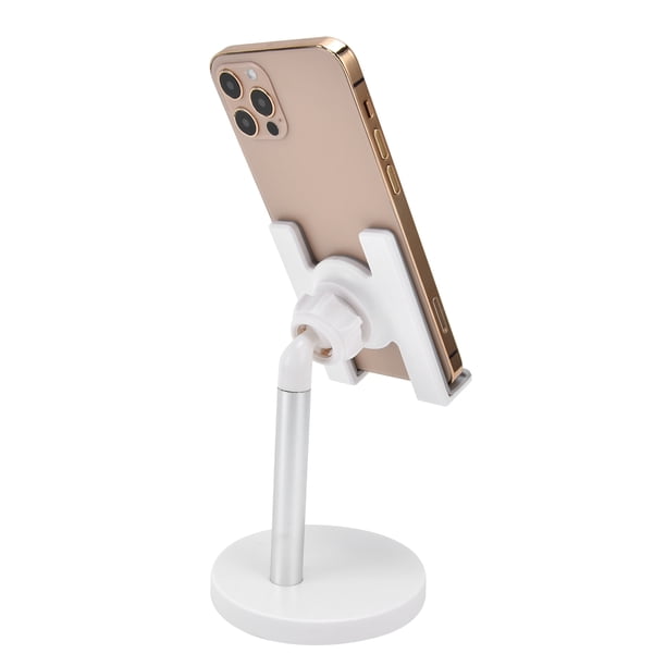 Soporte Para Teléfono Celular, Ajustable, Antideslizante, Ergonómico, Fácil De Usar, Soporte De Escritorio Plateado Para El Hogar, La Oficina, Para Transmisión En Vivo
