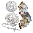 thumbnail image 1 of Rosary Beads SZQCZB Catholic para mujer con caja de regalo y tarjetas, 1 of 6