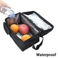 thumbnail image 2 of BSHAPPLUS® Insulated Lunch Tote Bag Oxford Thermos Hot/Cooler Adults Tote Food Lunch Portable Bag Zipper Storage Box Waterproof For Picnic Food Women Men, 2 of 9