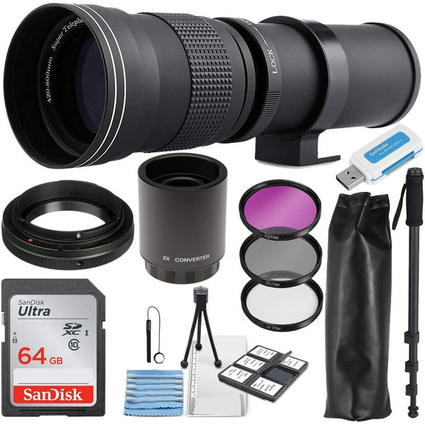 handboeien Oorlogszuchtig creëren Commander Optics Super 420-800mm / 1600mm (with 2X Teleconverter) f/8 Manual Telephoto Zoom Lens for Nikon F Mount DSLR Cameras + Photo Essential Accessory Kit - Walmart.com handboeien Oorlogszuchtig creëren Commander Optics Super 420-800mm / 1600mm (with 2X Teleconverter) f/8 Manual Telephoto Zoom Lens for Nikon F Mount DSLR Cameras + Photo Essential Accessory Kit - Walmart.com