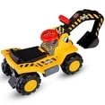 thumbnail image 1 of Kids Toddler Ride On Excavator Digger Truck Scooter Power Motor Car SUV RC Remote Control Light Vehicle Remote Control MP3 Speed Electric Battery Foot Pedal Smooth Ride for Kid Age Minimum, 1 of 8
