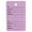 Lavender, variant on 1000 Qty Unstrung Lavender Price/Receipt Tags w/Easy-Tear Stub