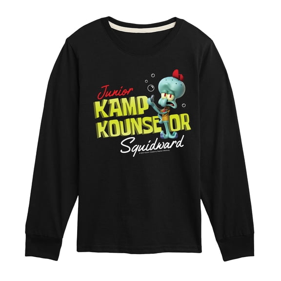 Kamp Koral - Kamp Kounselor Squidward - Toddler & Youth Long Sleeve Graphic T-Shirt