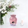 thumbnail image 7 of Elephant Little Urns For Male - Pink Decorative Urns For Human Ashes For Female, 3 Inch - Cherry Blossom Memorial Cremation Urn For Ashes For Women - Small Urn For Mother, 7 of 7