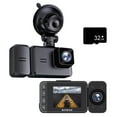thumbnail image 2 of Hwkond Dash Cam Dash Cam WiFi 1080P FHD Car Driving Recorder Front And Inside Two Lens Car Cameras HD Infrared Night Vision/G Sensor/Loop Recording With 32GB Memory Card on Clearance, 2 of 9