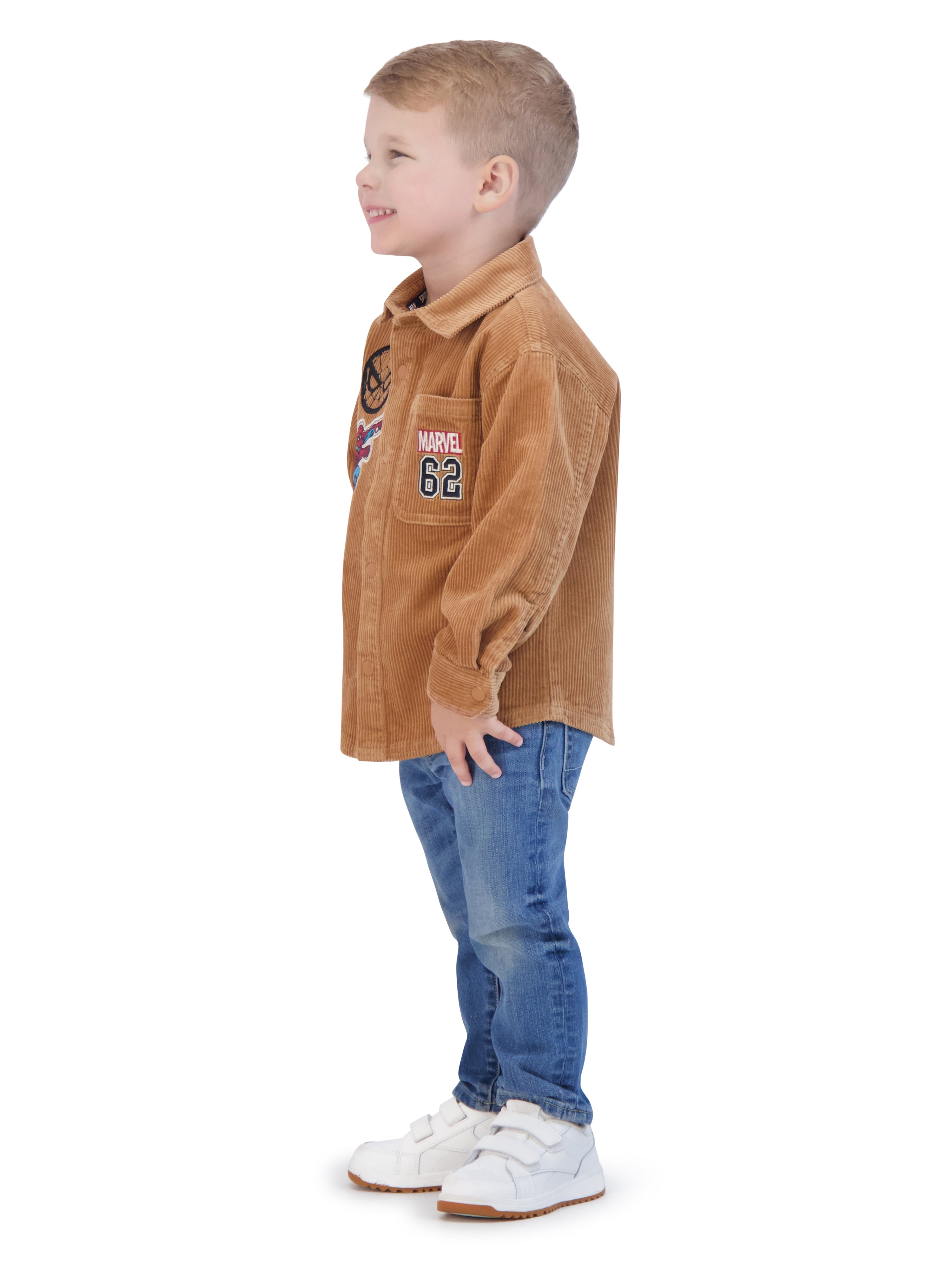 Spider-Man Toddler Boy Shacket, Sizes 12M-5T