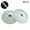 White, variant on SPRING PARK 2Pcs 80/76/72mm LED Light up In-line Roller Skate Wheels Luminous Skate Wheels