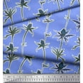 thumbnail image 3 of Soimoi Blue Viscose Chiffon Fabric Artistic Floral Print Fabric by Yard 42 Inch Wide, 3 of 3