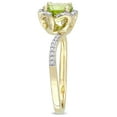 thumbnail image 3 of Everly Women's Peridot 14K Yellow Gold Engagement Ring, 3 of 7