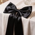 thumbnail image 4 of 2026 Christmas Indoor Home Decor 106x66cm Long Cute Fabric Large Bow Decor With Hanging Ribbon Multi-Color Big Bow Ornament For Curtain Tieback Door Wreath Wall Birthday Party, 4 of 6