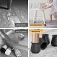 thumbnail image 4 of 16pcs Chair Leg Floor Protectors, Silicone Covers To Protect Floors Felt Bottom Furniture Non Slip Protector Pads Caps, 4 of 4