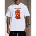 thumbnail image 2 of Camiseta casual con estampado creativo "MORE MONRY LESS FRIENDS" para hombre, cuello redondo, manga corta, estilo urbano moderno para adultos, hombres, mujeres, adolescentes, jóvenes., 2 of 7