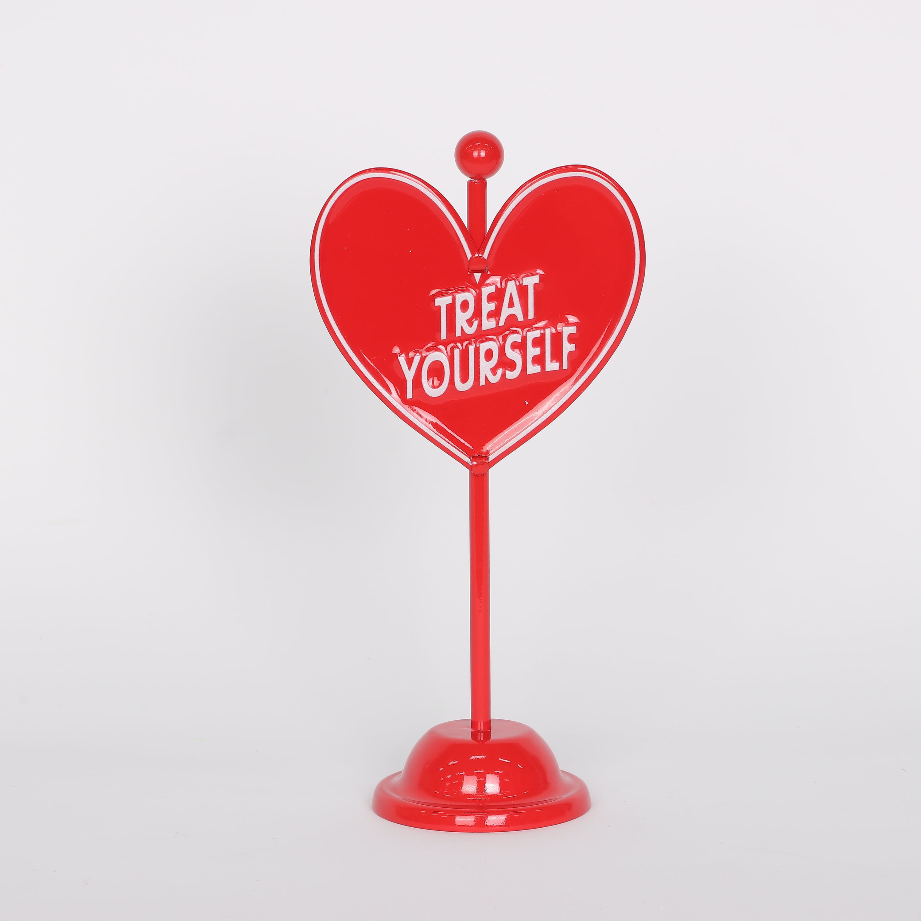 Valentine's Day Red, Pink and White Heart Tabletop Decorations, 6.75 in, by Way To Celebrate