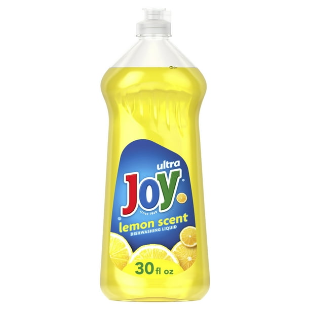 Joy Ultra Dishwashing Liquid Dish Soap, Lemon, 30 Fluid Ounce Walmart